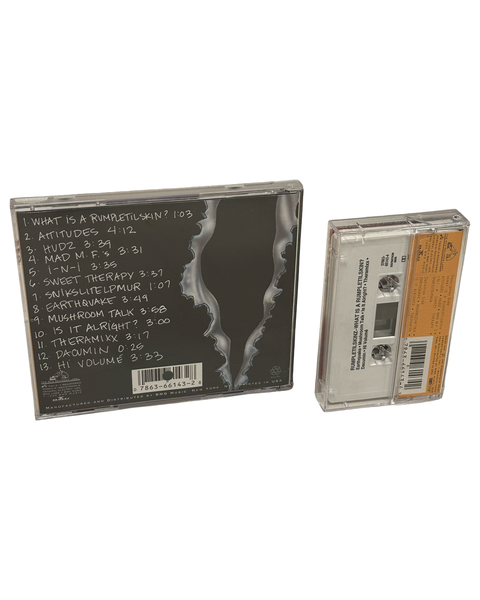 •RUMPLETILSKINZ - WHAT IS A RUMPLETILSKIN?• ~1993 OG PRESSINGS~ (PROMO CD & PROMO CASSETTE TAPE) (HOLE PUNCHES)