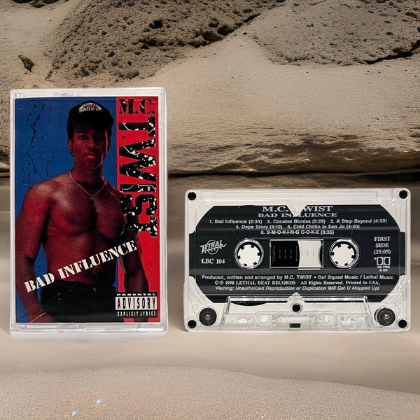 •M.C. TWIST ~ BAD INFLUENCE• (1990 OG PRESSING) (CASSETTE TAPE)