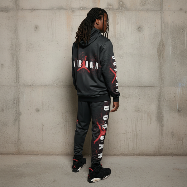 *AIR JORDAN* ~FULL SWEATSUITS~ (HOODED) (FLEECY SOFT LINED)