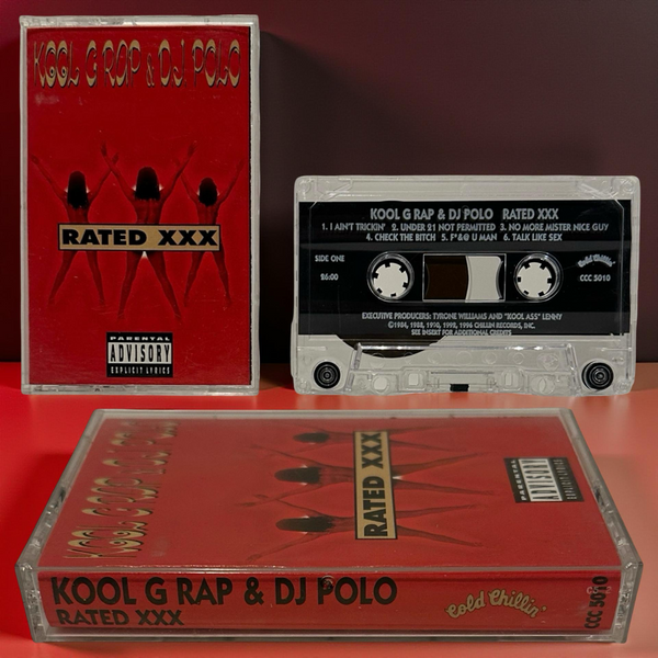 •KOOL G RAP & DJ POLO - RATED XXX• ~1996 OG PRESSING~ (CASSETTE TAPE)