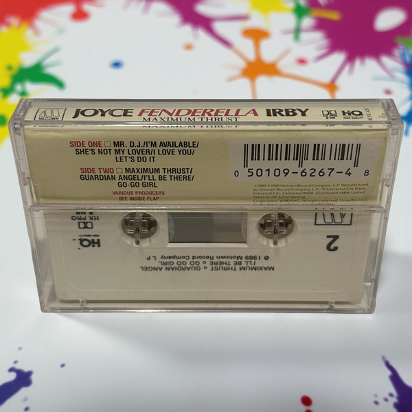 •JOYCE FENDERELLA IRBY - MAXIMUM THRUST• ~1989 OG PRESSING~ (CASSETTE TAPE)