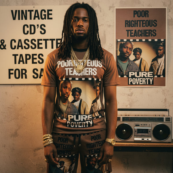 •POOR RIGHTEOUS TEACHERS - PURE POVERT• ~1991 OG PRESSING~ (CASSETTE TAPE)