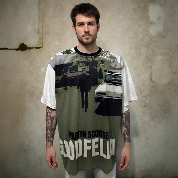 •GOODFELLAS - “HENRY”• Luxury big print tees (Cotton blends) (UP TO 5XL)