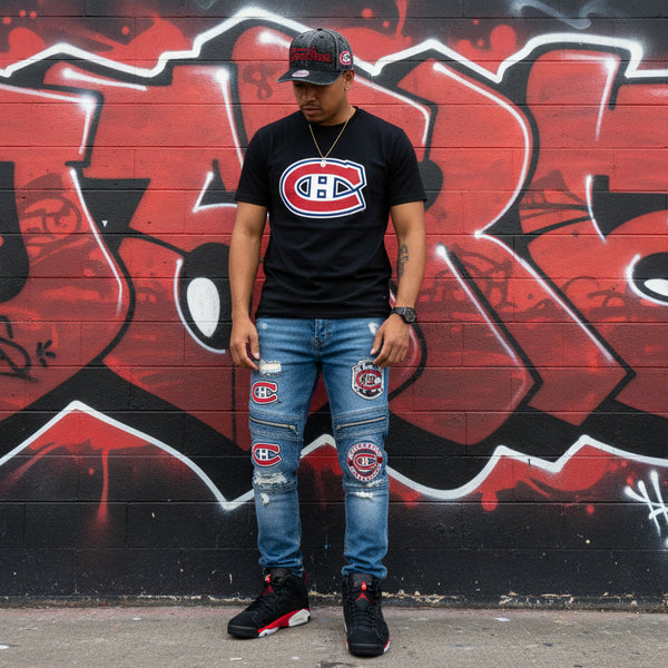 *Montreal Canadiens* ~Pro Crown Fit SnapBack Hats by Mitchell & Ness~