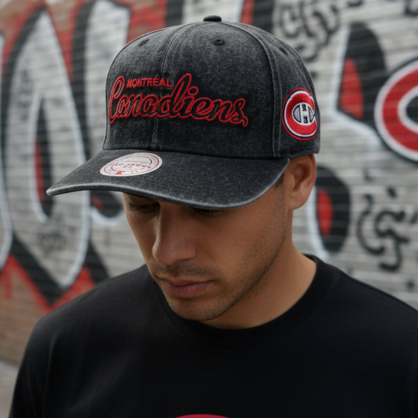 *Montreal Canadiens* ~Pro Crown Fit SnapBack Hats by Mitchell & Ness~