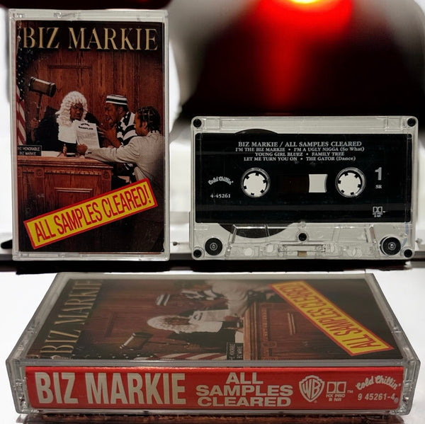 •BIZ MARKIE - ALL SAMPLES CLEARED• ~1993 OG PRESSING~ (CASSETTE TAPE)