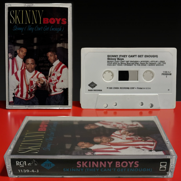 •SKINNY BOYS - SKINNY (THEY CAN’T GET ENOUGH)• ~1988 OG PRESSING~ (CASSETTE TAPE)