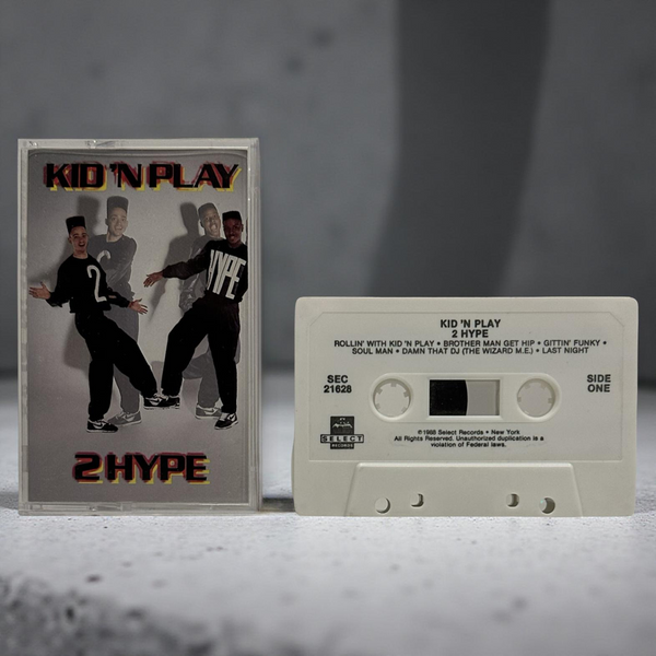 •KID ‘N PLAY - 2 HYPE• ~1988 OG PRESSING~ (CASSETTE TAPE)