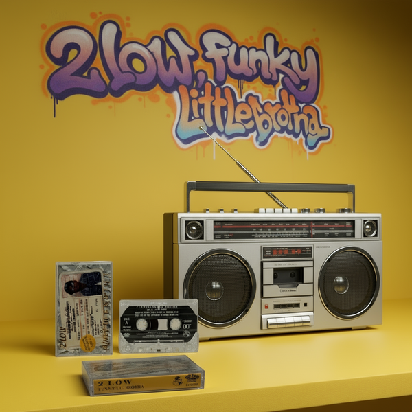•2 LOW - FUNKY LIL BROTHA• ~1994 OG PRESSING~ (CASSETTE TAPE)
