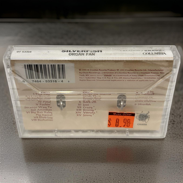 •SILVERFISH - ORGAN FAN• ~1992 OG PRESSING• (SEALED) (CASSETTE TAPE)