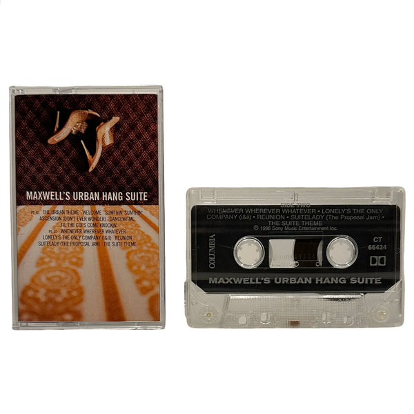•MAXWELL - MAXWELL’S URBAN HANGSUITE ~1996 OG PRESSINGS~ (CD & CASSETTE TAPE)