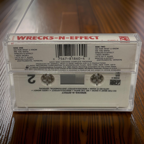 •WRECKS-N-EFFECT ~ WRECKS-N-EFFECT• ~1988 OG PRESSING~ (CASSETTE TAPE)