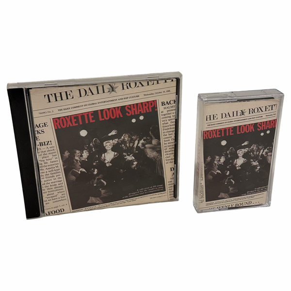 •ROXETTE - LOOK SHARP!• ~1988 OG CANADIAN PRESSINGS~ (CD & CASSETTE TAPE)
