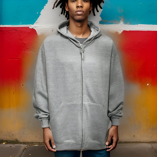 ^COTTON BEST^ (GREY) PULLOVER HOODIES ~HIGH GRADE COTTON BLENDS~