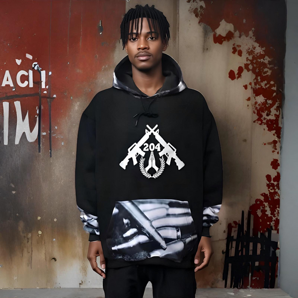 ^204 LA FAMILIA^ ~TEAM AK~ LUX HOODIES (CUT & SEW WITH EMBROIDERED LOGOS)