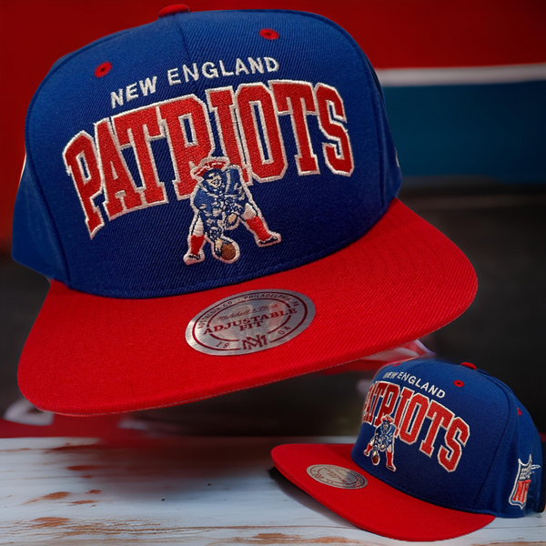 *New England Patriots* snapback hats by Mitchell & Ness ~The Vintage Collection~