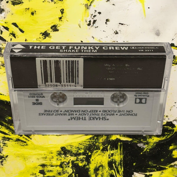 •THE GET FUNKY CREW - SHAKE THEM• ~1989 OG PRESSING~ (CASSETTE TAPE)