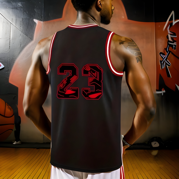 ^CHICAGO 23^ Basketball Jerseys (Stitched Logos & Numbers)