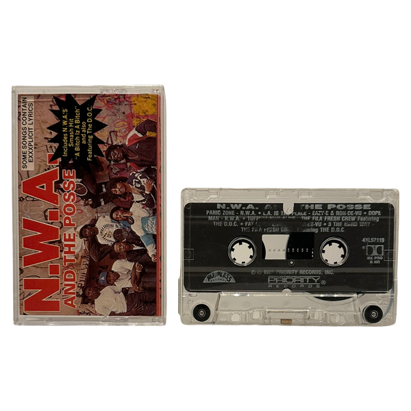 •N.W.A & THE POSSE - COMPILATION• ~1989 OG REPRESINGS~ (CD & CASSETTE TAPE) (ORIGINALLY RELEASED IN 1986)