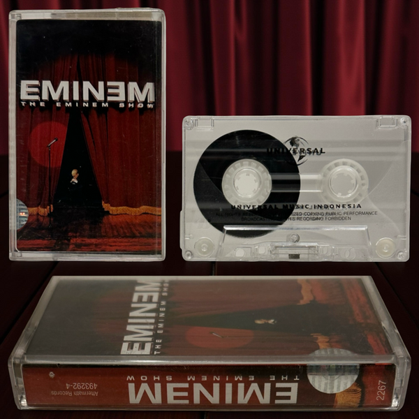 •EMINEM - THE EMINEM SHOW• ~2002 OG INDONESIAN PRESSING~ (CASSETTE TAPE)