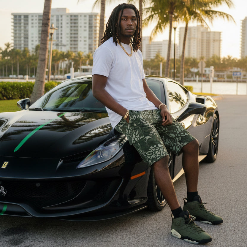 *AIR JORDAN* (CAMOUFLAGE) ~SHORTS~ (ACTIVEWEAR)