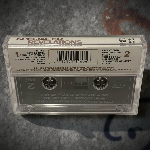 •SPECIAL ED - REVELATIONS• ~1995 OG PRESSING~ (CASSETTE TAPE)