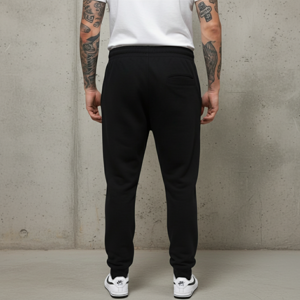 *CROOKS & CASTLES* (BLACK) ~PUBLIC ENEMY~ SWEATPANTS FOR MEN