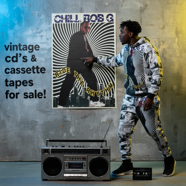 •CHILL ROB G ~ RIDE THE RHYTHM• ~1990 OG CANADIAN RE-PRESSING~ (CASSETTE TAPE) (1)
