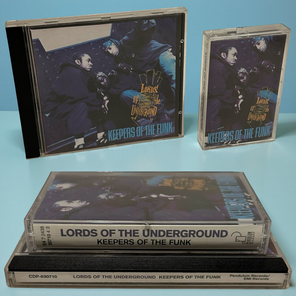 •LORDS OF THE UNDERGROUND - KEEPERS OF THE FUNK• ~1994 OG CANADIAN PRESSINGS~ (CD & CASSETTE TAPE)