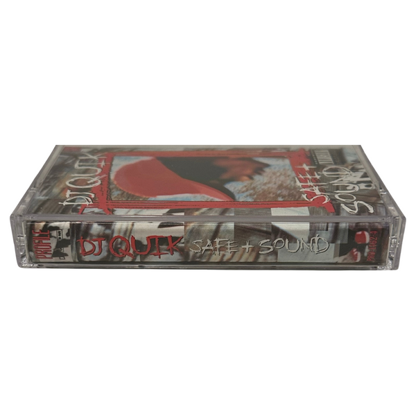 •DJ QUIK ~ SAFE + SOUND• ~1995 OG PRESSINGS~ (CD & CASSETTE TAPE)