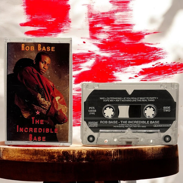 •ROB BASE ~ THE INCREDIBLE BASE• ~1989 OG PRESSING~ (CASSETTE TAPE)