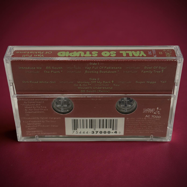 •YALL SO STUPID - VAN FULL OF PAKISTANS• ~1993 OG PRESSING~ (CASSETTE TAPE) (2)
