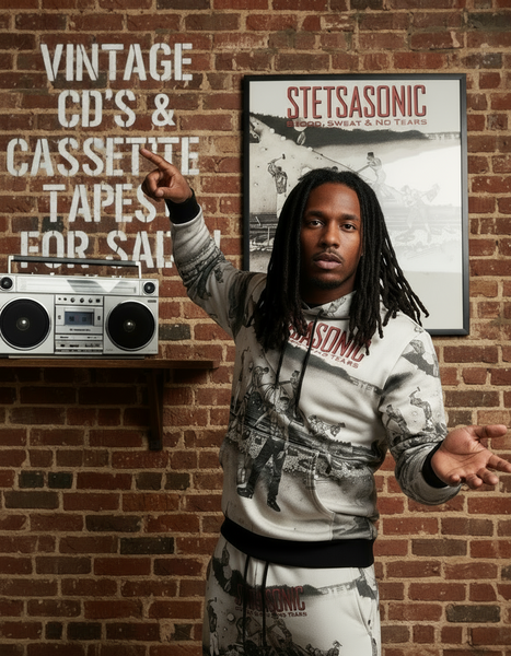 •STETSASONIC - BLOOD, SWEAT & NO TEARS• ~1991 OG PRESSINGS~ (CD & CASSETTE TAPE)