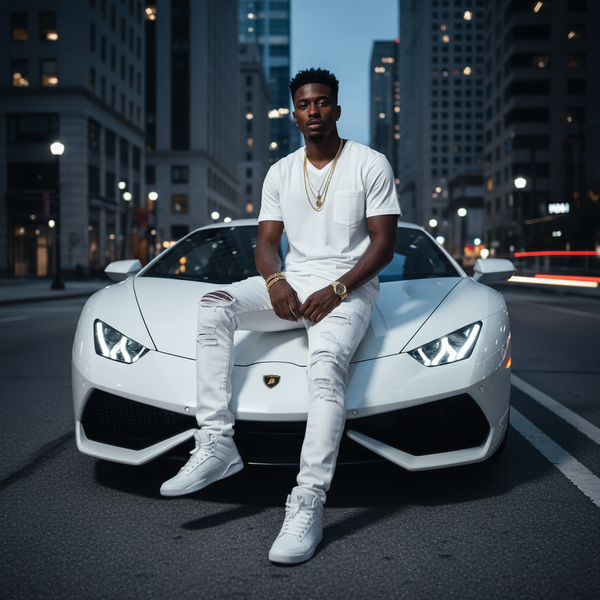 *JORDAN CRAIG* ~V-NECK~ •SHORT SLEEVE POCKET T-SHIRT•