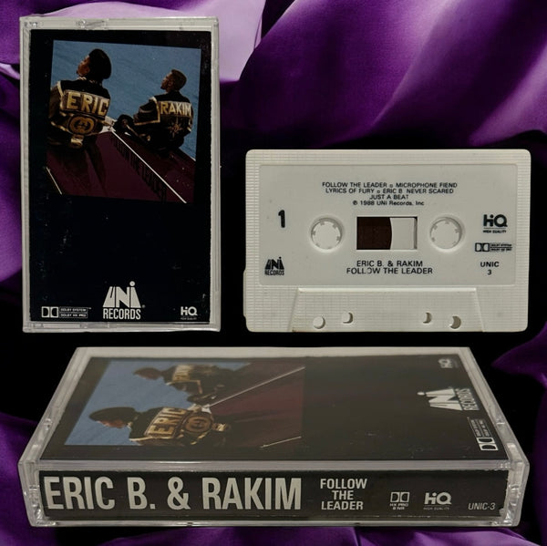 •ERIC B. & RAKIM - FOLLOW THE LEADER• ~1988 OG PRESSING~ (CASSETTE TAPE)