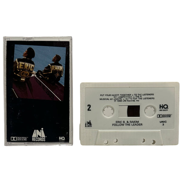 •ERIC B. & RAKIM - FOLLOW THE LEADER• ~1988 OG PRESSING~ (CASSETTE TAPE)