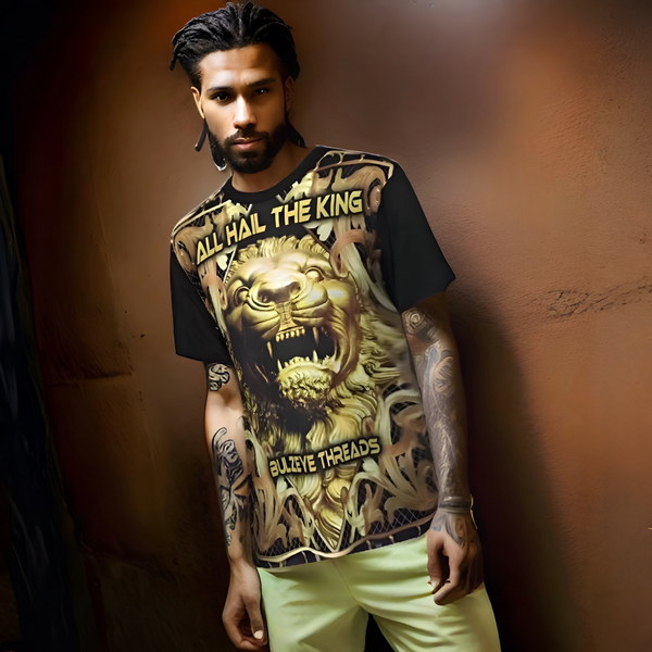 ^BULLZEYE THREADS^ ~ALL HAIL THE KING~ SHORT SLEEVE T-SHIRT