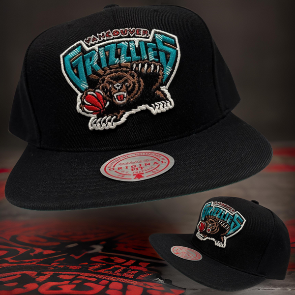 *Vancouver Grizzlies* (Black) snapback hat by Mitchell & Ness