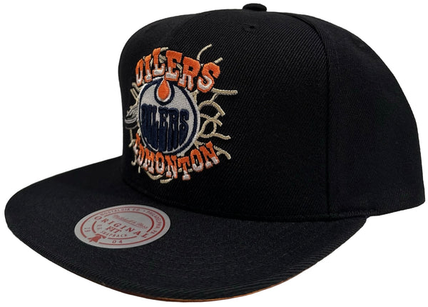 *Edmonton Oilers* snapback hats by Mitchell & Ness
