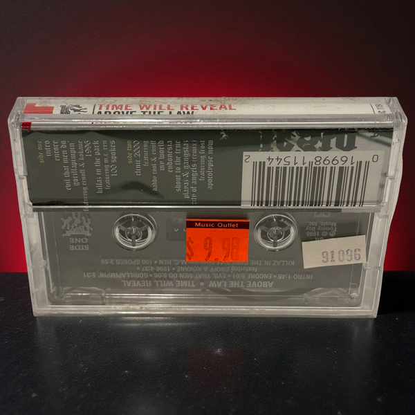 •ABOVE THE LAW ~ TIME WILL REVEAL• ~1996 OG SEALED PRESSING~ (CASSETTE TAPE)