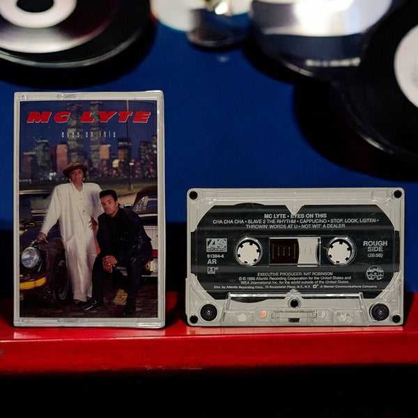 •MC LYTE ~ EYES ON THIS• ~1989 OG PRESSING~ (CASSETTE TAPE)
