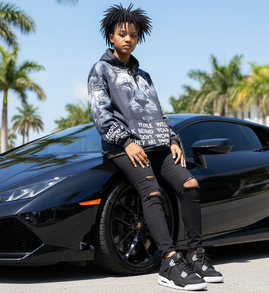 *TALK BEHIND* ~LION~ PULLOVER HOODIES (FLEECE LINED)
