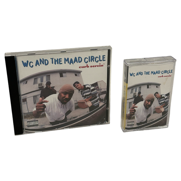 •WC AND THE MAAD CIRCLE - CURB SERVIN’• ~1995 OG PRESSINGS~ (CD & CASSETTE TAPE)
