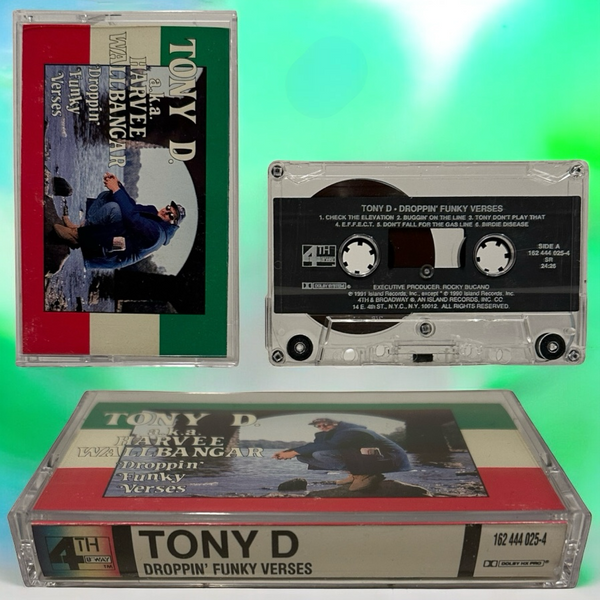 •TONY D - DROPPIN’ FUNKY VERSES• ~1991 OG PRESSING~ (CASSETTE TAPE)