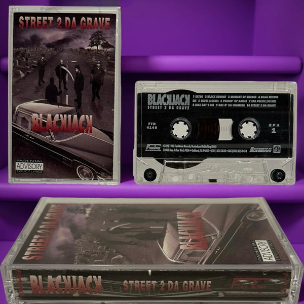 •BLACKJACK - STREET 2 DA GRAVE• ~1993 OG PRESSING~ (CASSETTE TAPE)