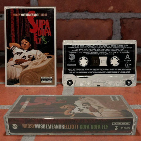 •MISSY MISDEMEANOR ELLIOTT - SUPA DUPA FLY• ~1997 OG PRESSING~ (CANADIAN CASSETTE TAPE)
