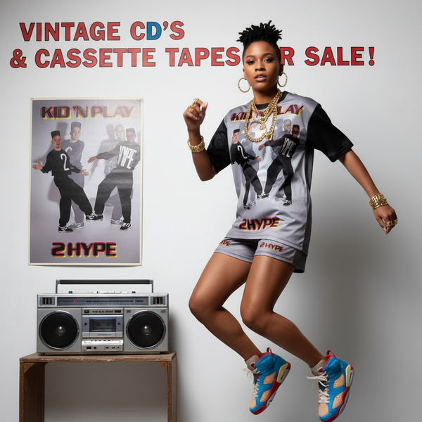 •KID ‘N PLAY - 2 HYPE• ~1988 OG PRESSING~ (CASSETTE TAPE)