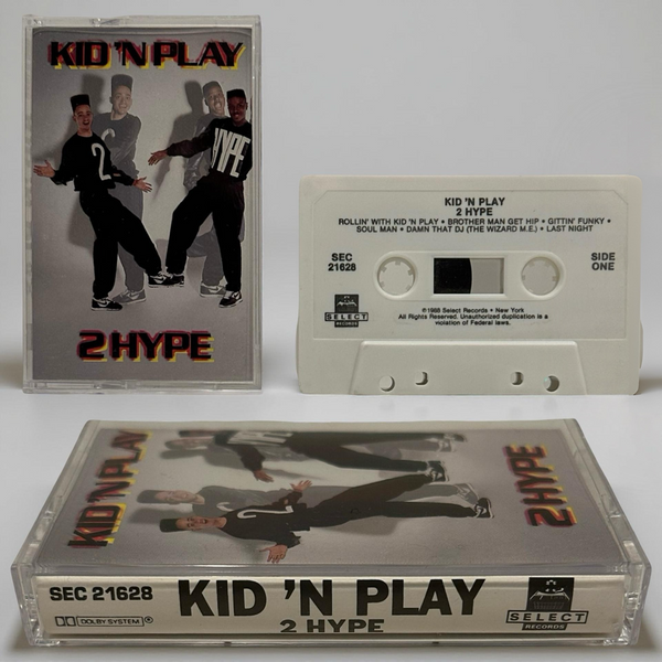•KID ‘N PLAY - 2 HYPE• ~1988 OG PRESSING~ (CASSETTE TAPE)