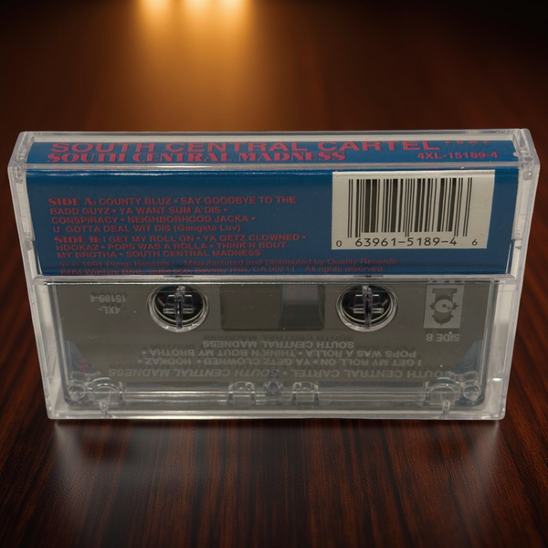 •SOUTH CENTRAL CARTEL - SOUTH CENTRAL MADNESS• ~1991 OG PRESSING~ (CASSETTE TAPE)