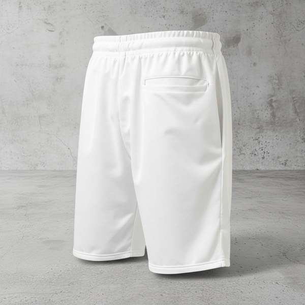 *CROOKS & CASTLES* (WHITE) ~KNIT~ SUMMER SHORTS FOR MEN
